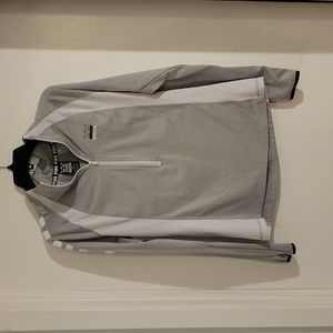 PINK ATHLETIC ZIP UP PULLOVER SIZE LARGE